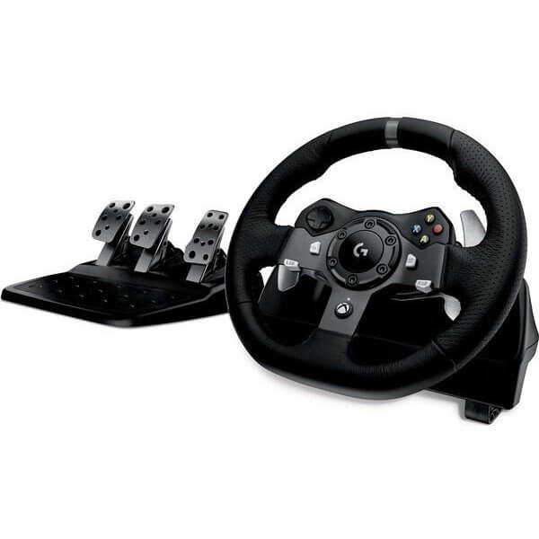 Logitech G920 steering wheel, black