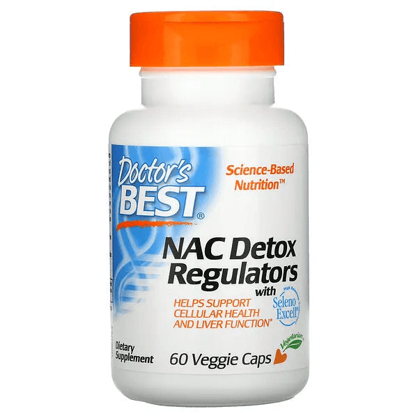 NAC Detox Regulators, Doctor's Best, 60 Veggie Capsules