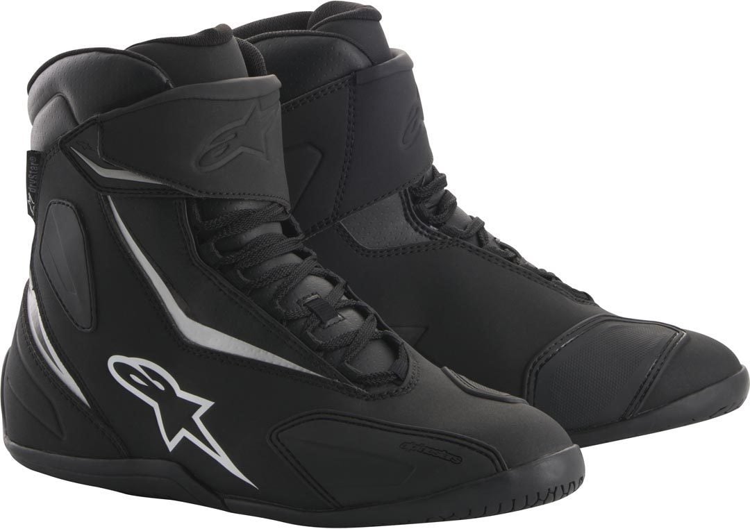 حذاء دراجات نارية Alpinestars Fastback 2 Drystar باللونين الأسود والأبيض