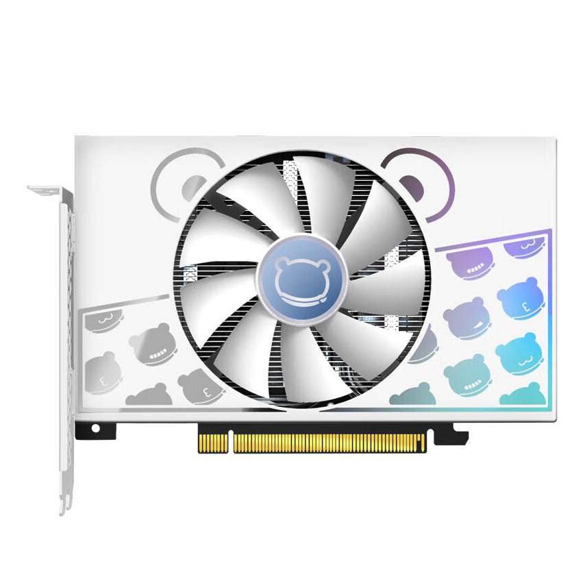 Video card Yeston GeForce RTX 4060 Cute Pet 8 GB, white/blue