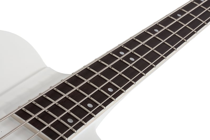 Schecter Ultra Bass Satin White Electric Bass Guitar