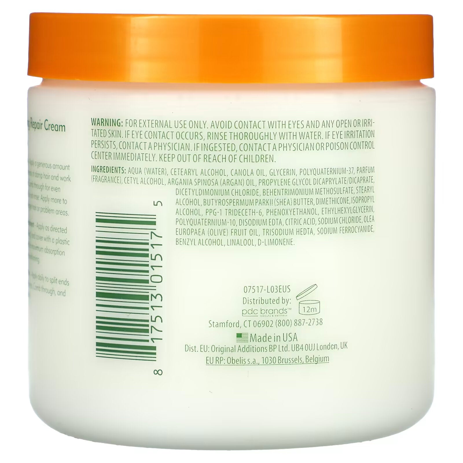 Cantu, Argan Oil, Leave-In Repairing Cream Conditioner, 16 oz (453 g)