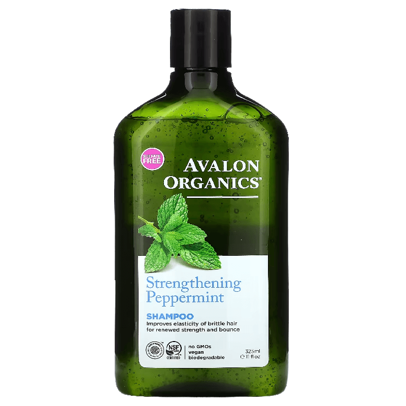 Avalon Organics Peppermint Strengthening Shampoo, 325 ml