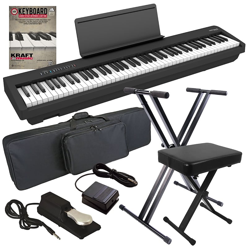 بيانو رقمي Roland FP-30X - أسود مجموعة FP-30X من STAGE ESSENTIALS باللون الأسود