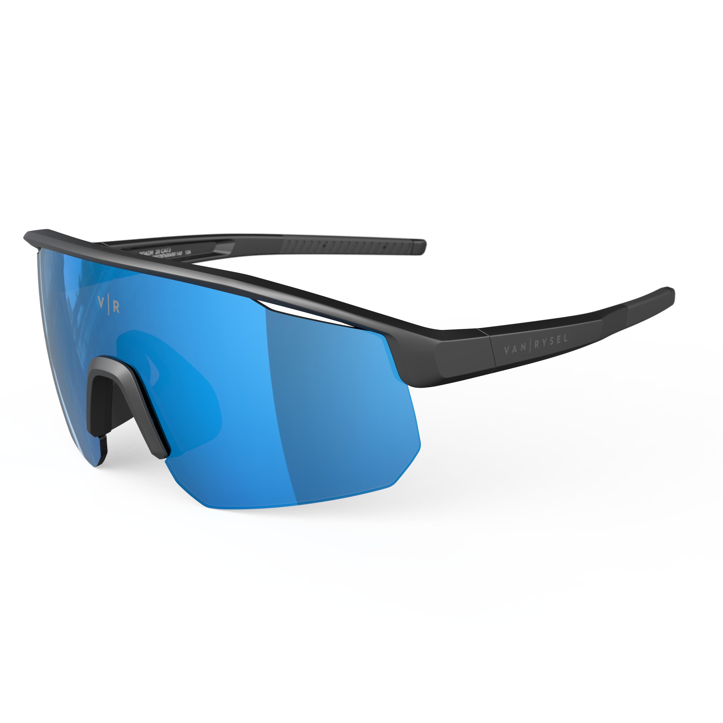 Road cycling glasses ROADR 900 women/men category 3 black/blue VAN RYSEL ,  black