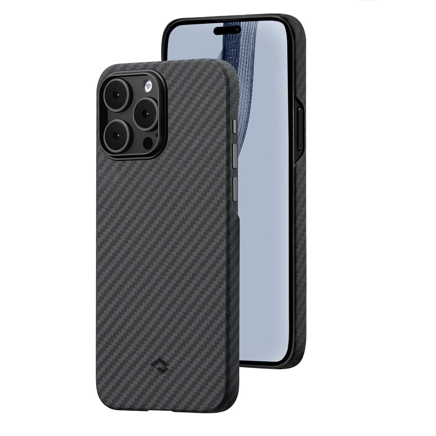 Pitaka MagEz Case 3 for iPhone 14 Pro, 1500D Black/Grey(Twill)