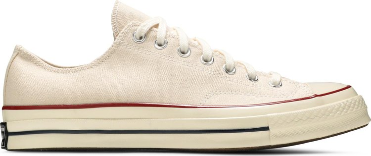 Converse Chuck 70 Low Top Parchment Sneakers, White