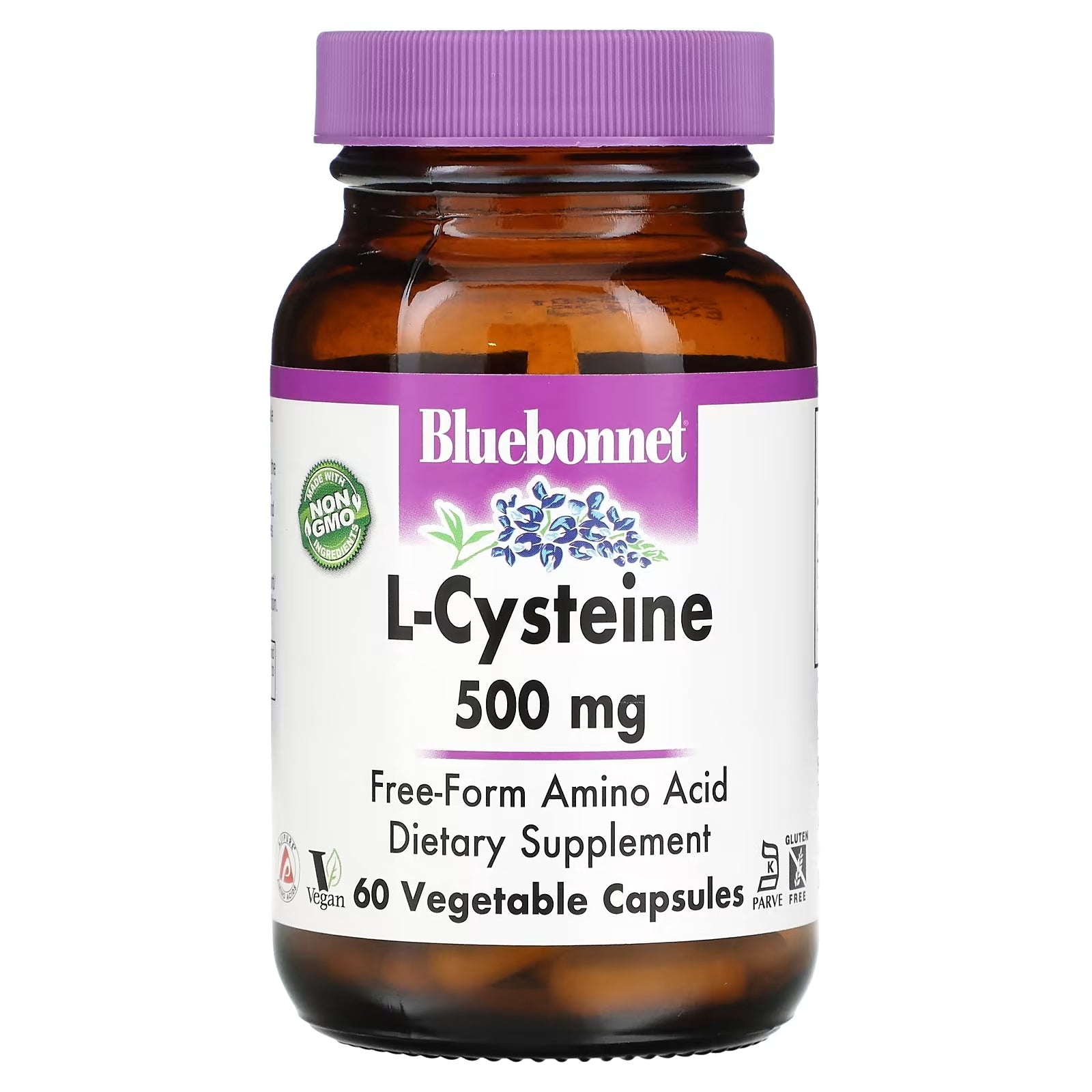 Bluebonnet Nutrition L-Cysteine ​​500 mg، 60 كبسولة نباتية