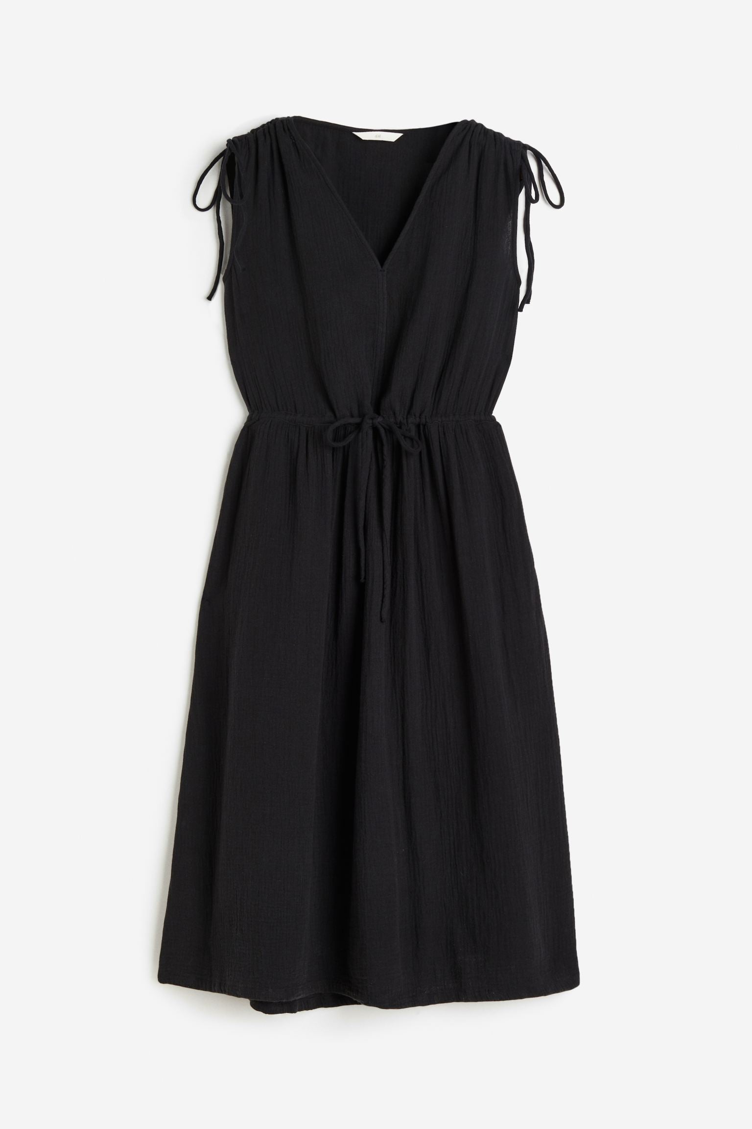 H&M Drawstring-detail dress, black