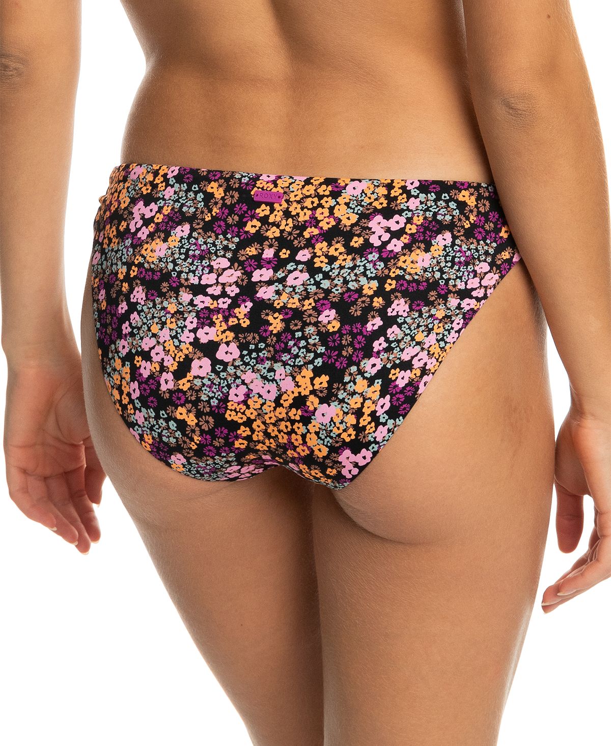 Roxy Hipster Print Teens Classic Full Coverage Beach Bikini Bottoms