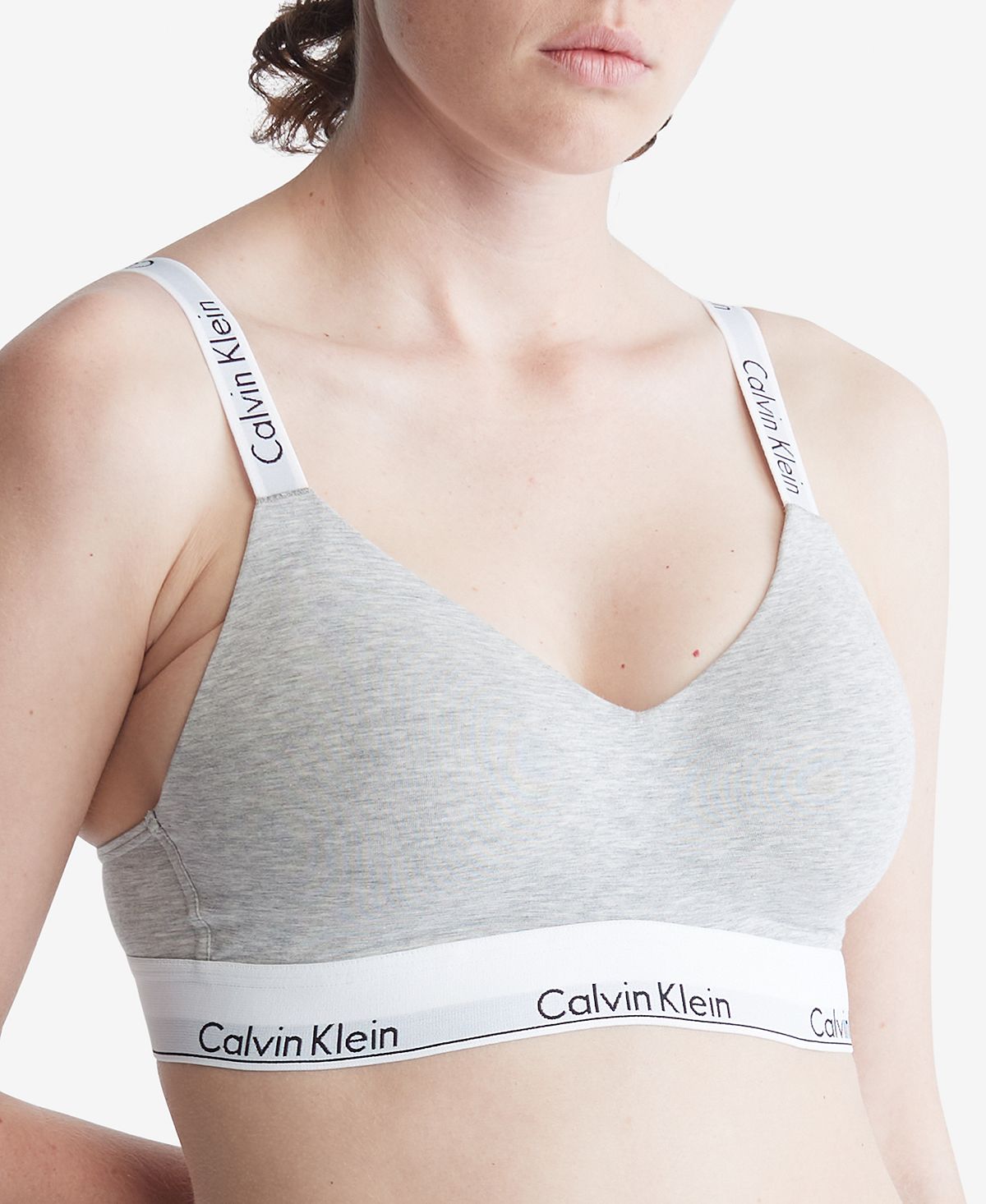 حمالة صدر نسائية من Calvin Klein بتصميم عصري وخفيف الوزن بدون أسلاك QF7059