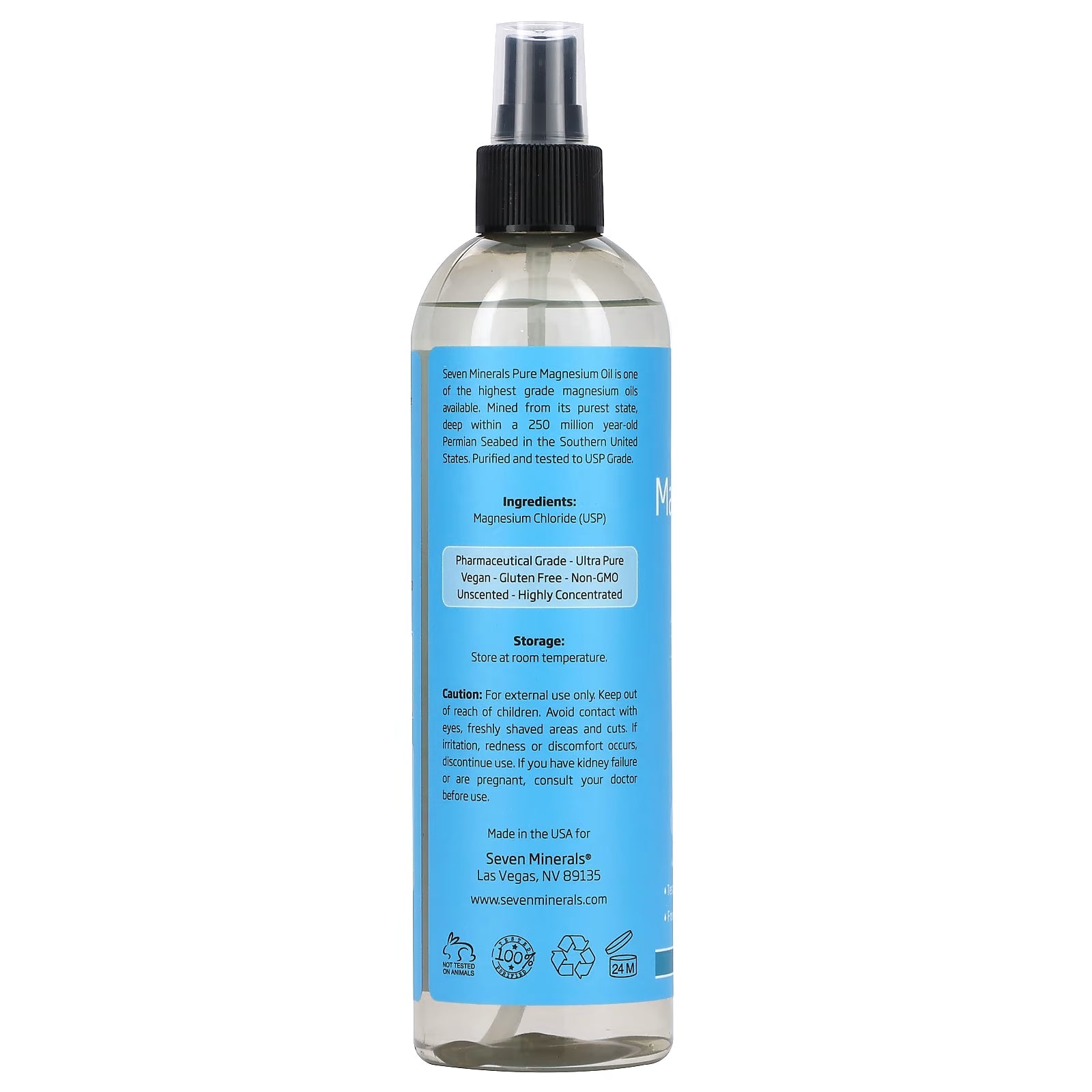 Seven Minerals Pure Magnesium Oil