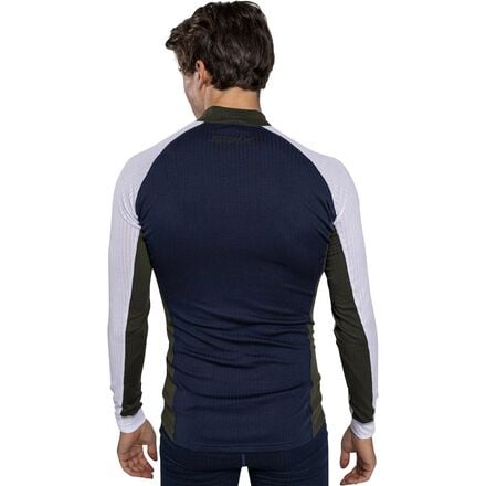 RaceX Classic 1/2 Zip Top - Men's Swix, Dark Navy/Bright White