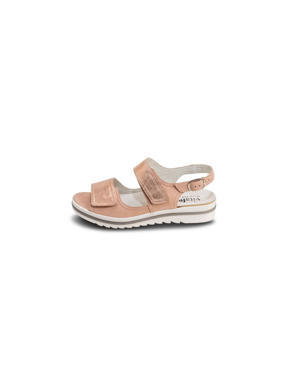 VITAFORM strappy sandals, apricot