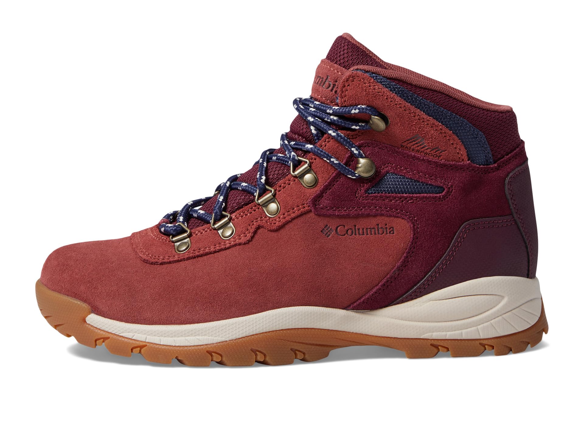 Columbia Newton Ridge Plus Waterproof Amped Trekking Boots, Burgundy