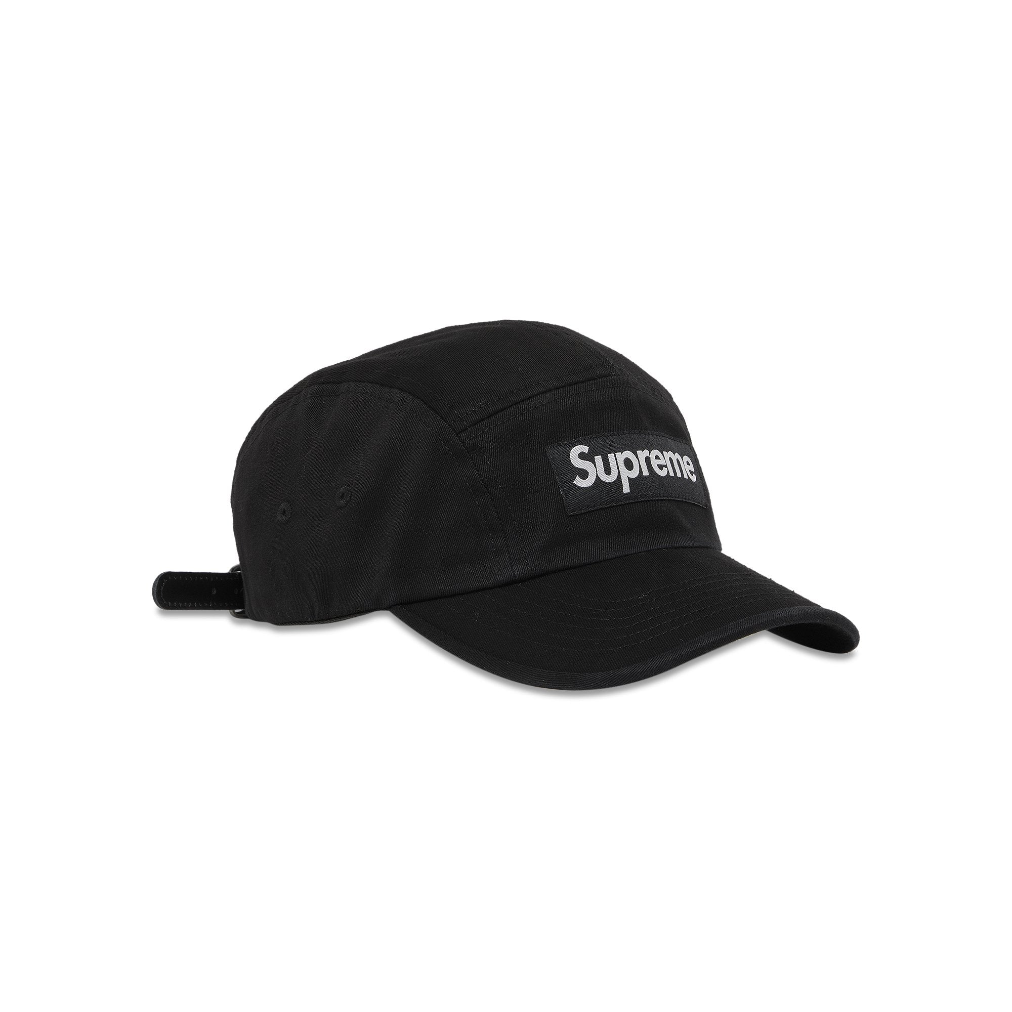 Supreme Chino Twill Cap - Black