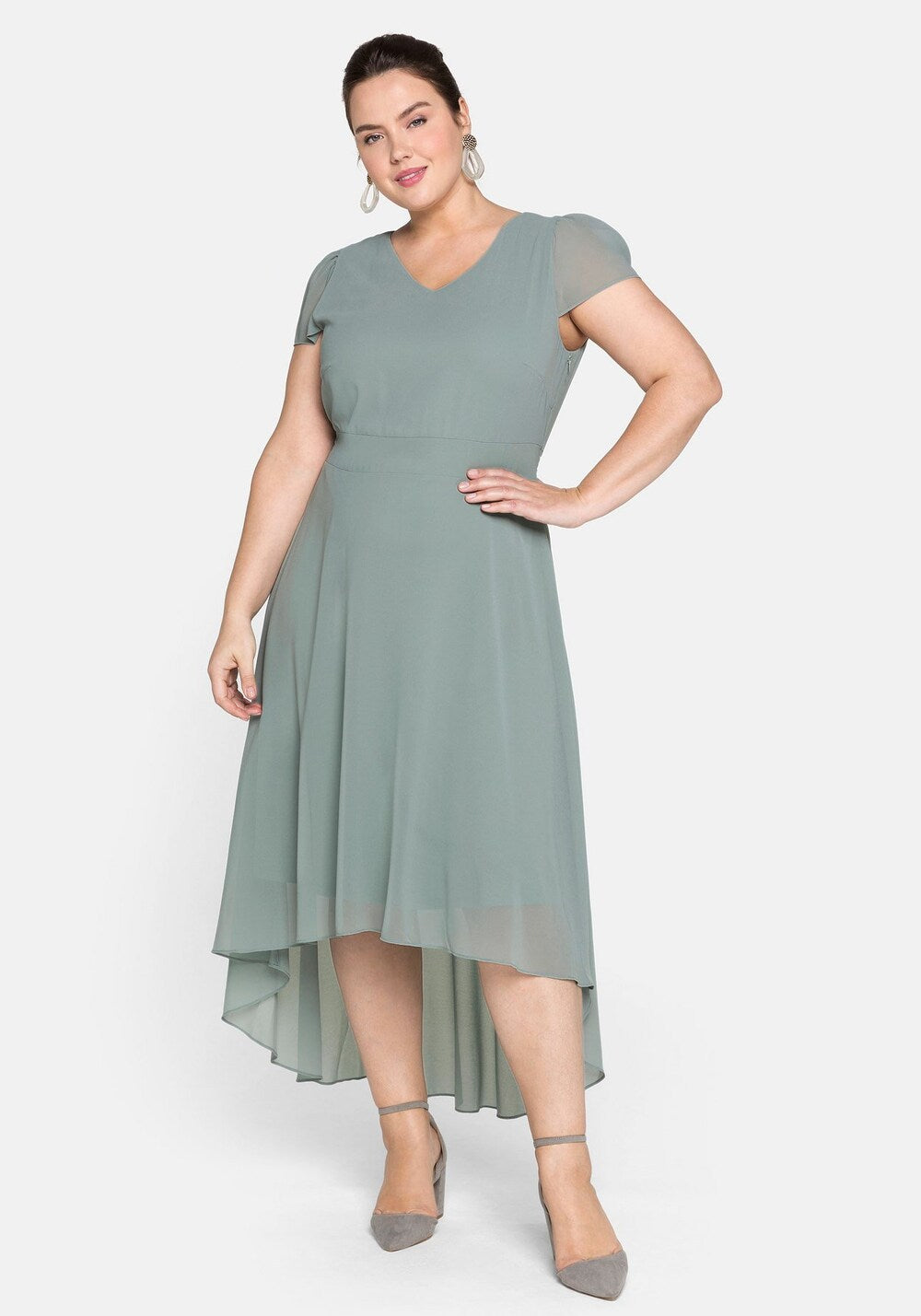 SHEEGO cocktail dress, pastel green