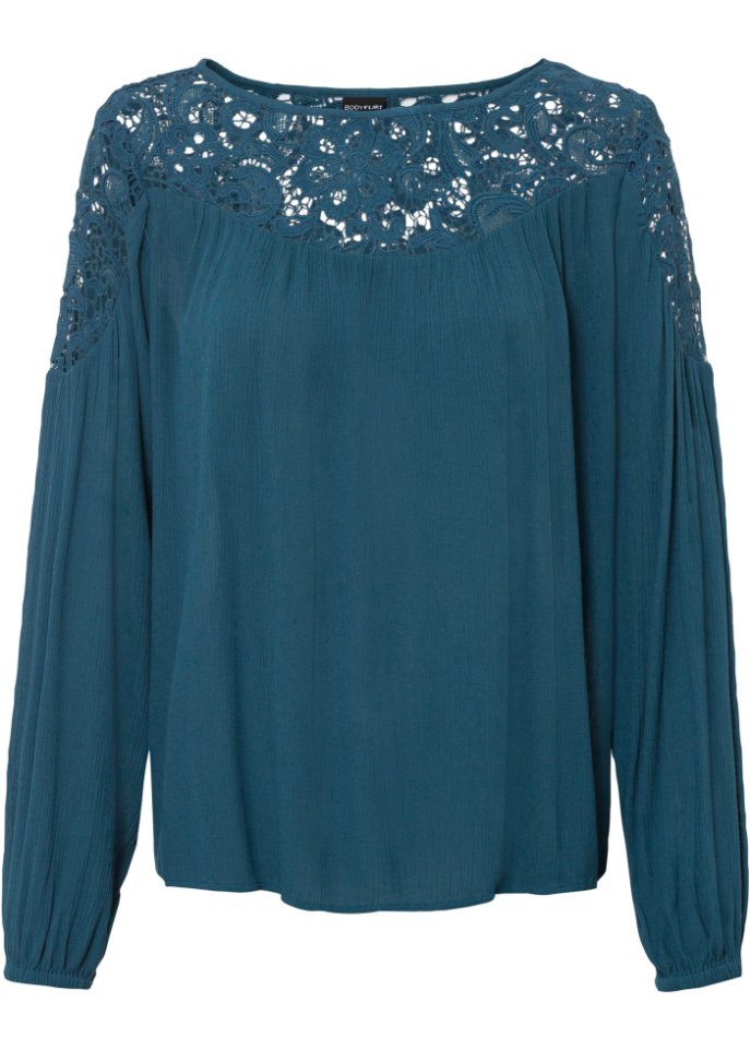 Bodyflirt lace tunic, blue