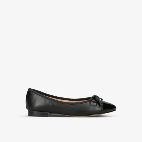 Ellison Leather Shoes 001 Steve Madden Bow, Black