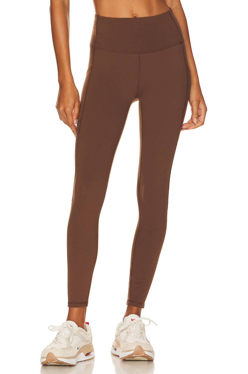 Varley Let's Go Pocket 2.0 Leggings, Chestnut