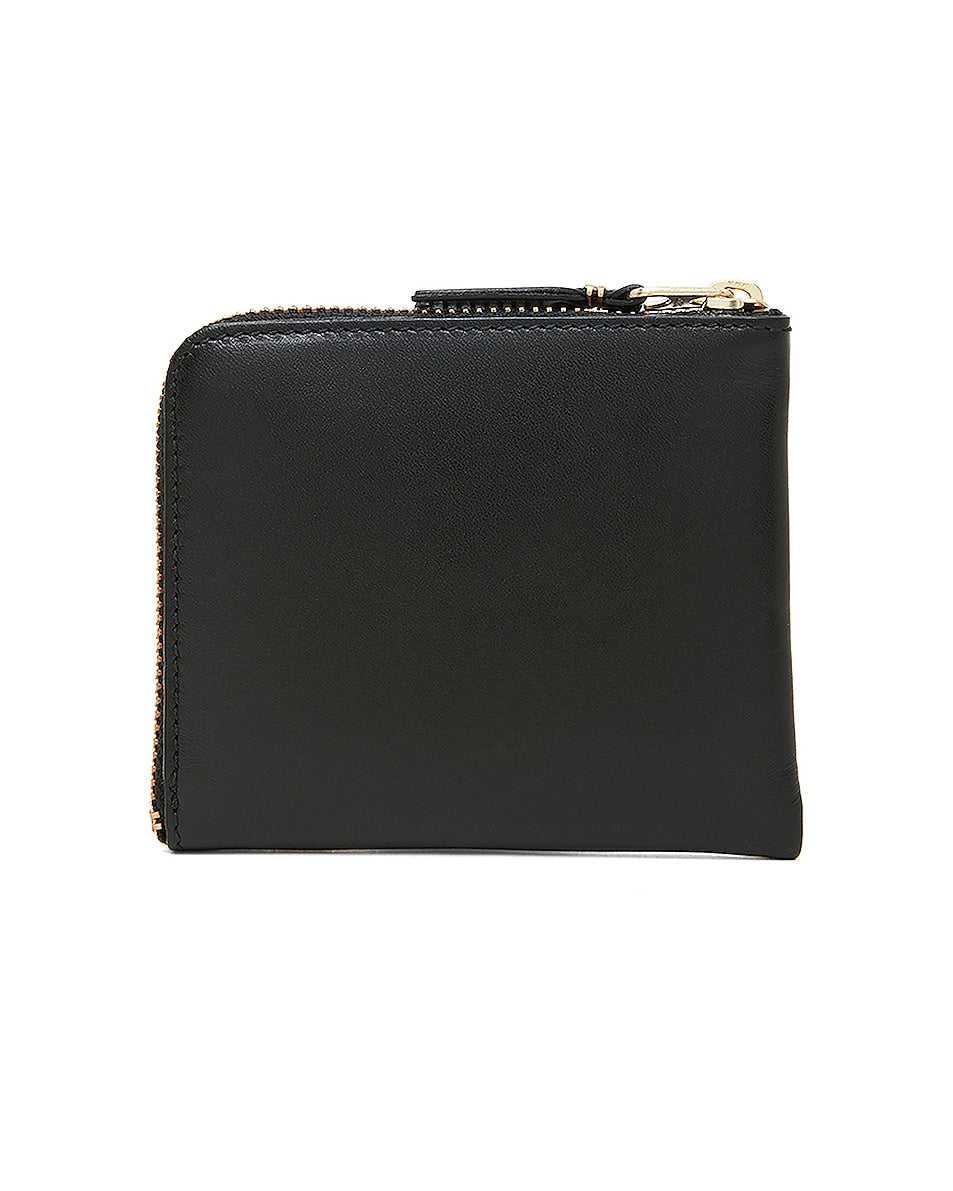 Comme des Garçons Small Zip Wallet, black