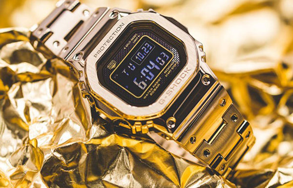 CASIO G-Shock Full Metal 'Gold' Watch, Yellow