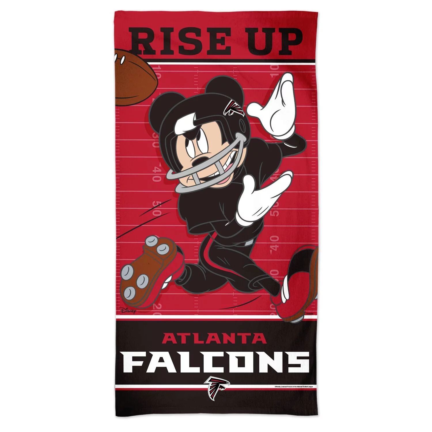 WinCraft Atlanta Falcons 30" x 60" Team Disney Spectra Beach Towel