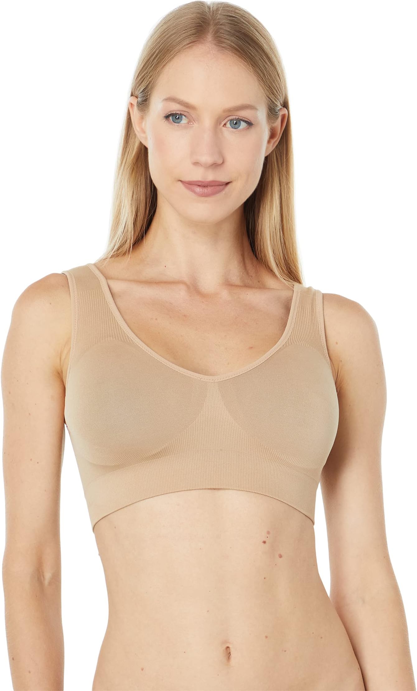 حمالة صدر SPANX Breast of Both Worlds Reversible Comfort، باللون الأسود/الرمادي