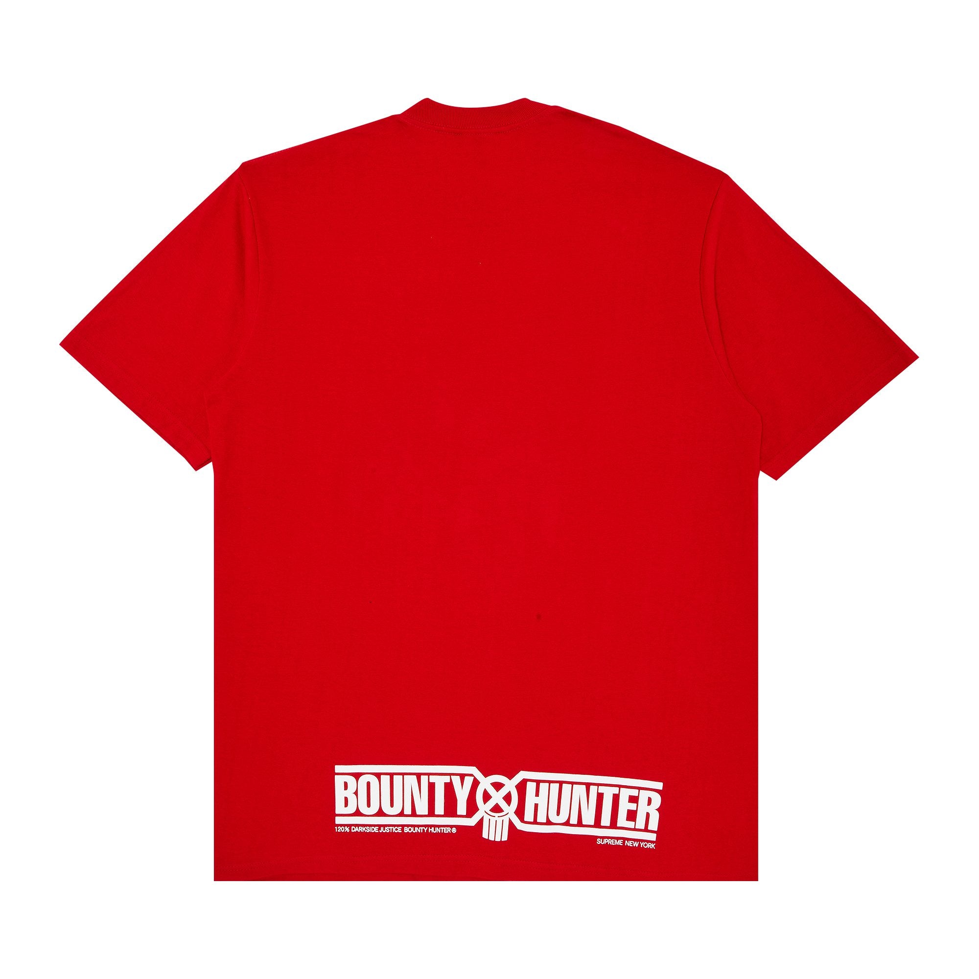 تي شيرت Supreme x Bounty Hunter Wolf باللون الأحمر