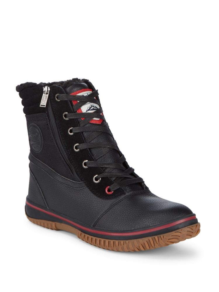 Tour Pajar waterproof leather boots, black