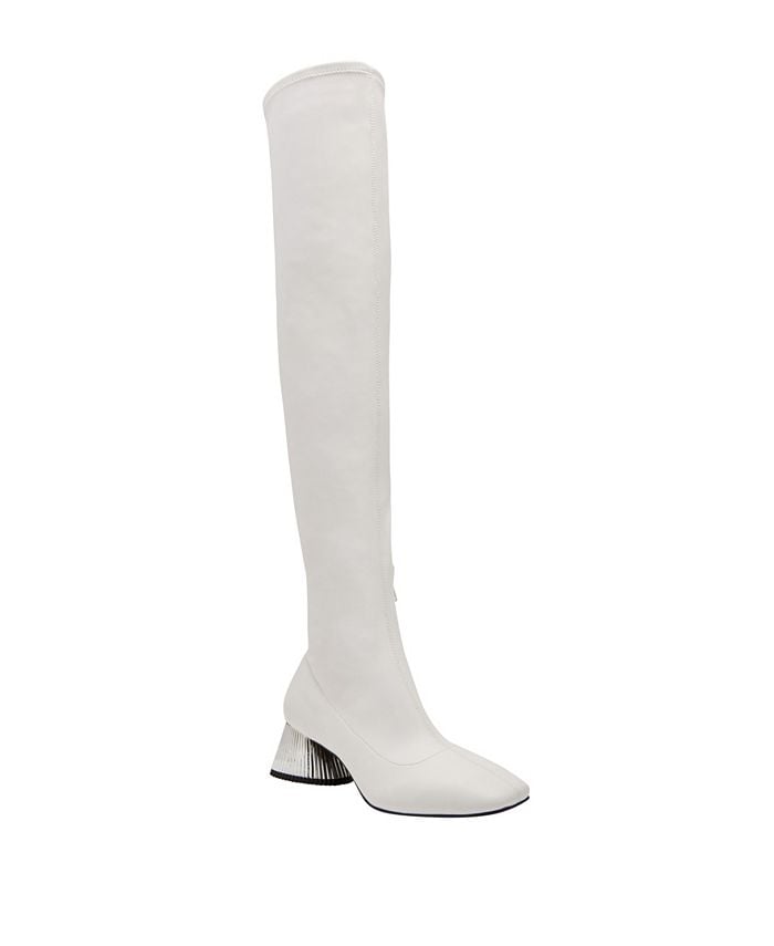 Women's The Clarra over the knee boots Katy Perry, white