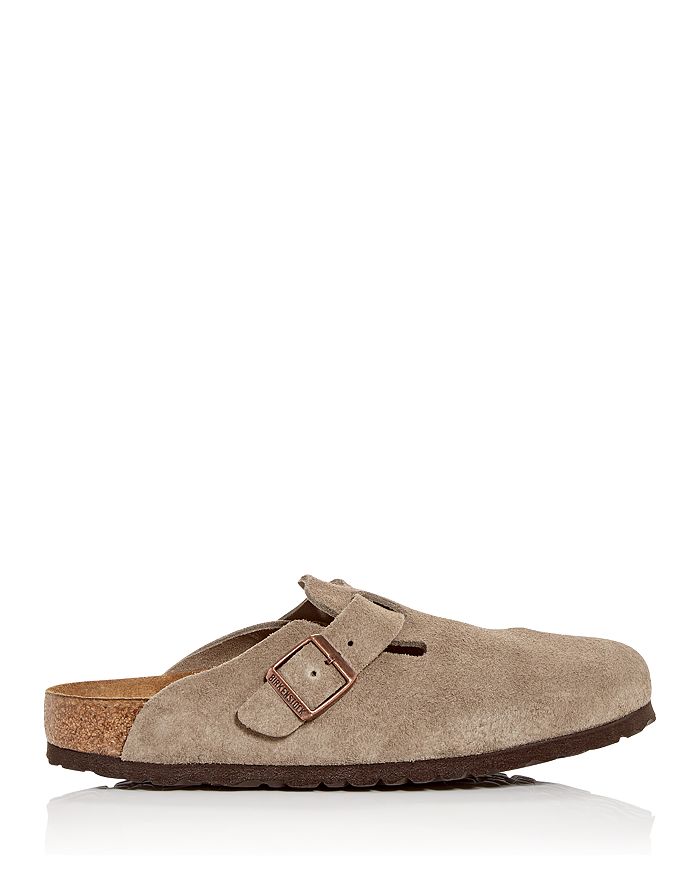 Women's Boston Birkenstock Suede Clogs