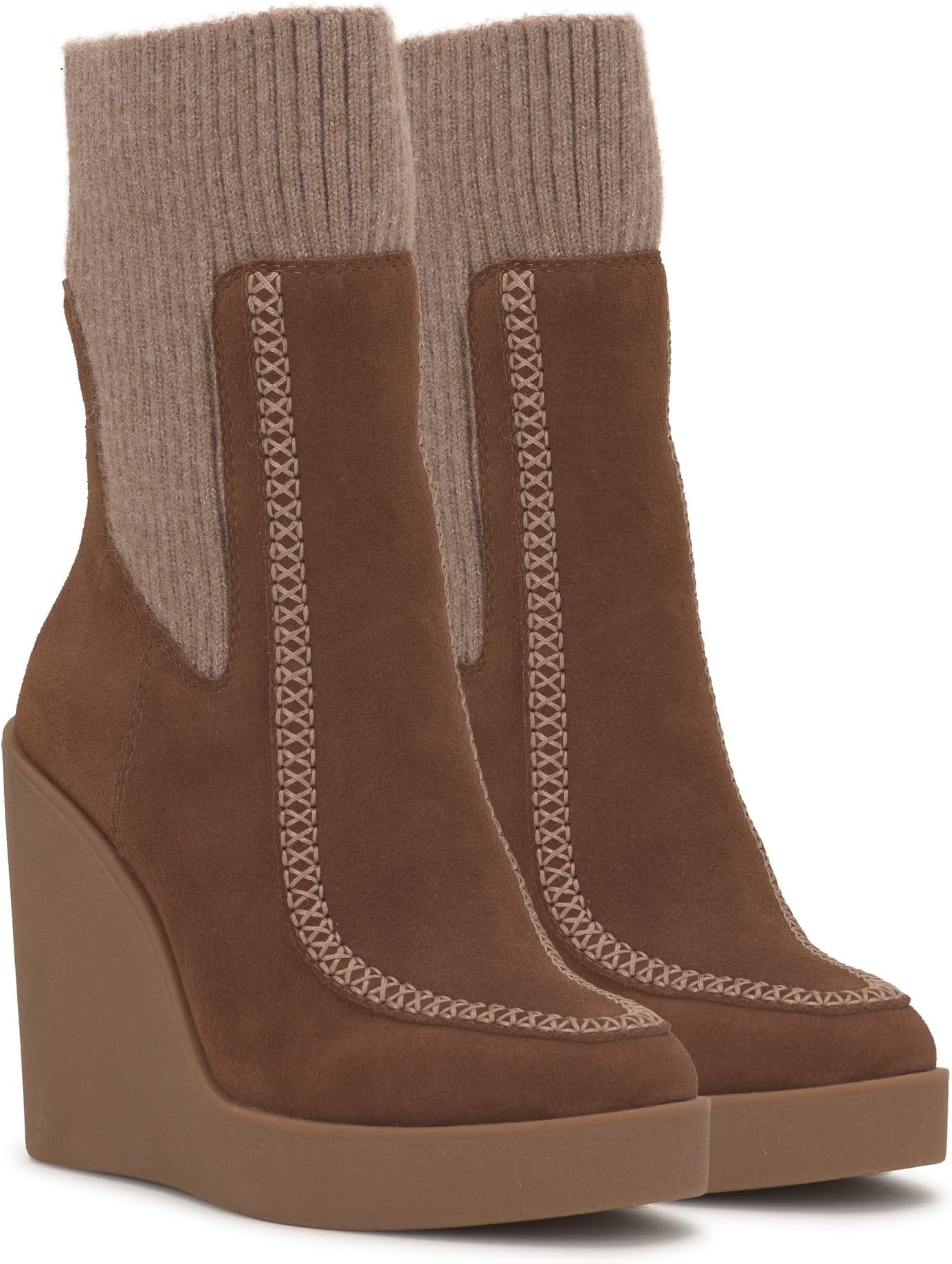 Madwen Jessica Simpson ankle boots, Tobacco