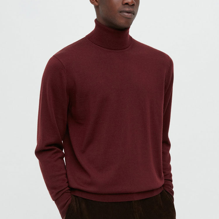 UNIQLO Men's Sweater, Burgundy