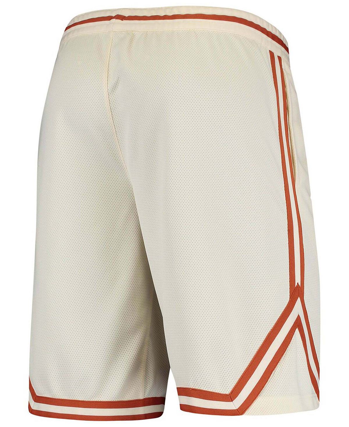 Texas Longhorns Performance Replica Nike Men's Cream Retro Basketball Shorts