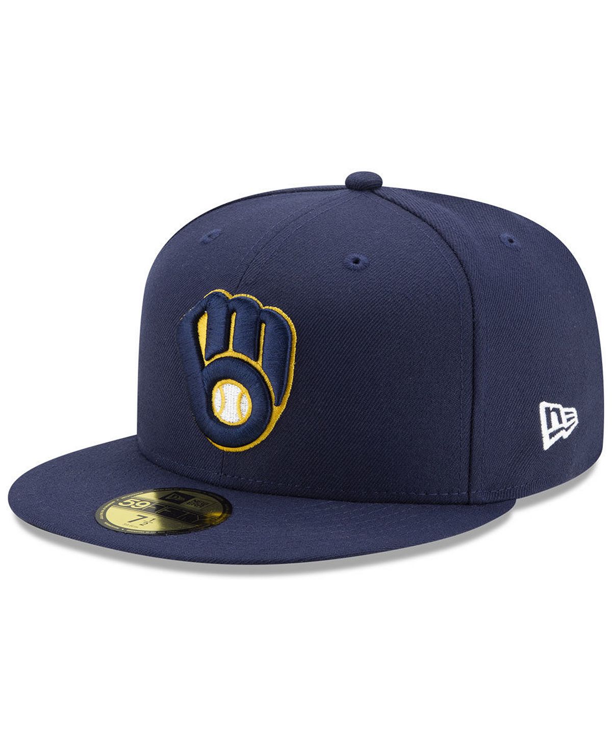 قبعة Milwaukee Brewers Authentic Collection 59FIFTY New Era Slim