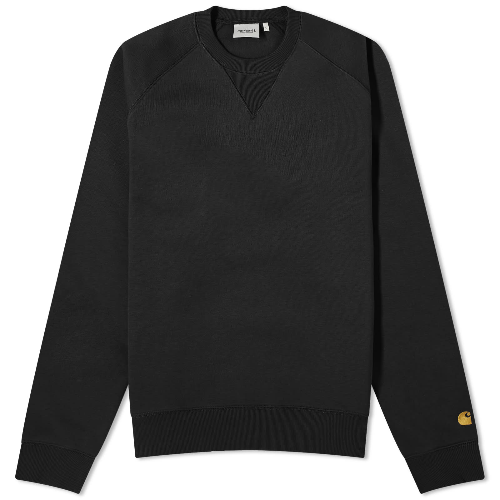 Carhartt Wip Chase Sweater, Black & Gold