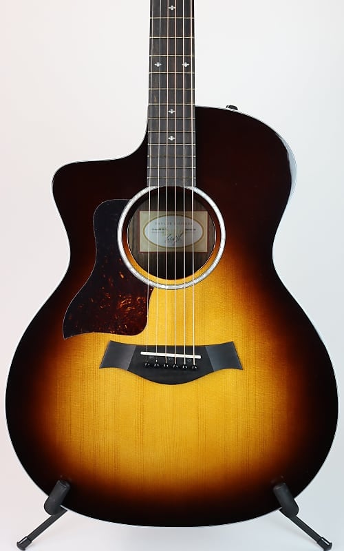 Taylor 214ce Deluxe Sunburst Left Handed Acoustic Guitar