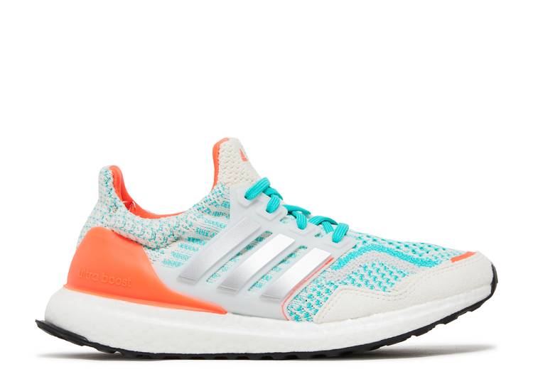 حذاء رياضي Adidas ULTRABOOST 5.0 DNA J 'WHITE MINT RUSH' باللون الأبيض