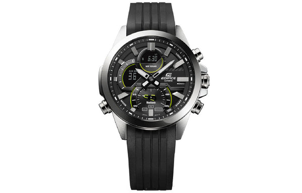 Men's CASIO edifice Series 2022 Luminous Stainless Steel Strap Watch Mens, black