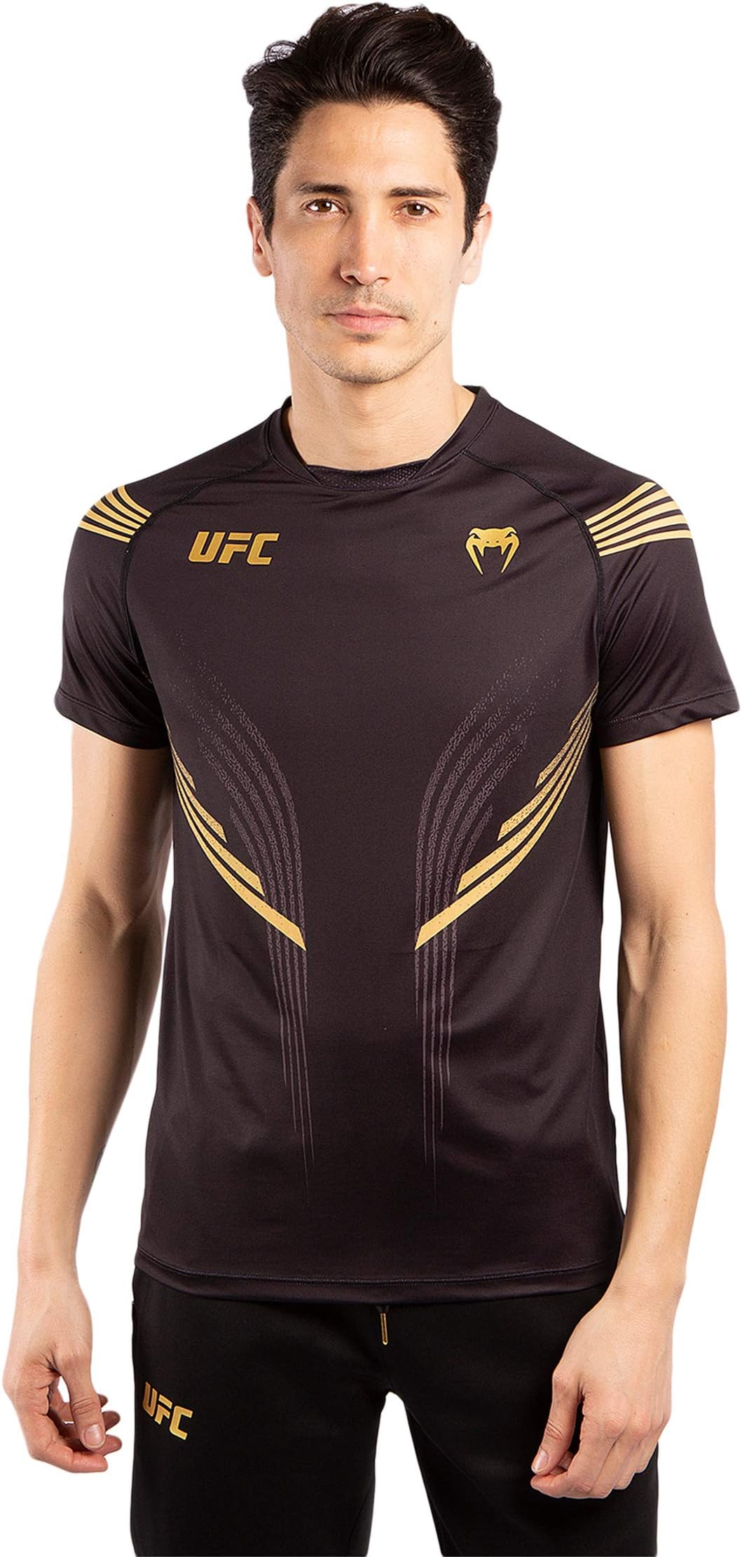 UFC VENUM Pro Line Jersey, Black/Gold