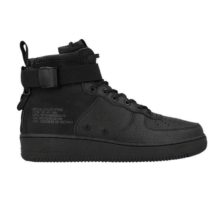 Nike SF Air Force 1 Mid 'Triple Black'