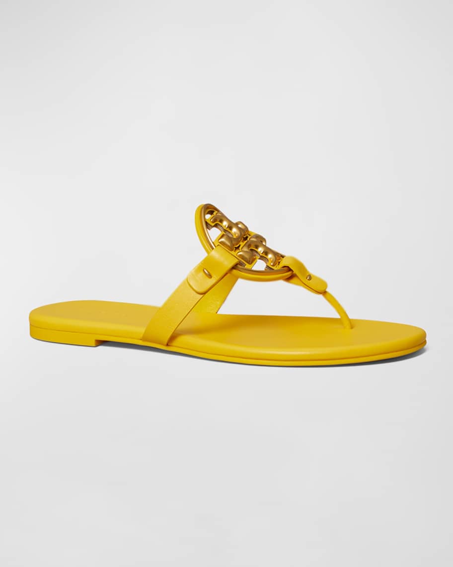 Metal Miller Sandals in Soft Tory Burch Leather