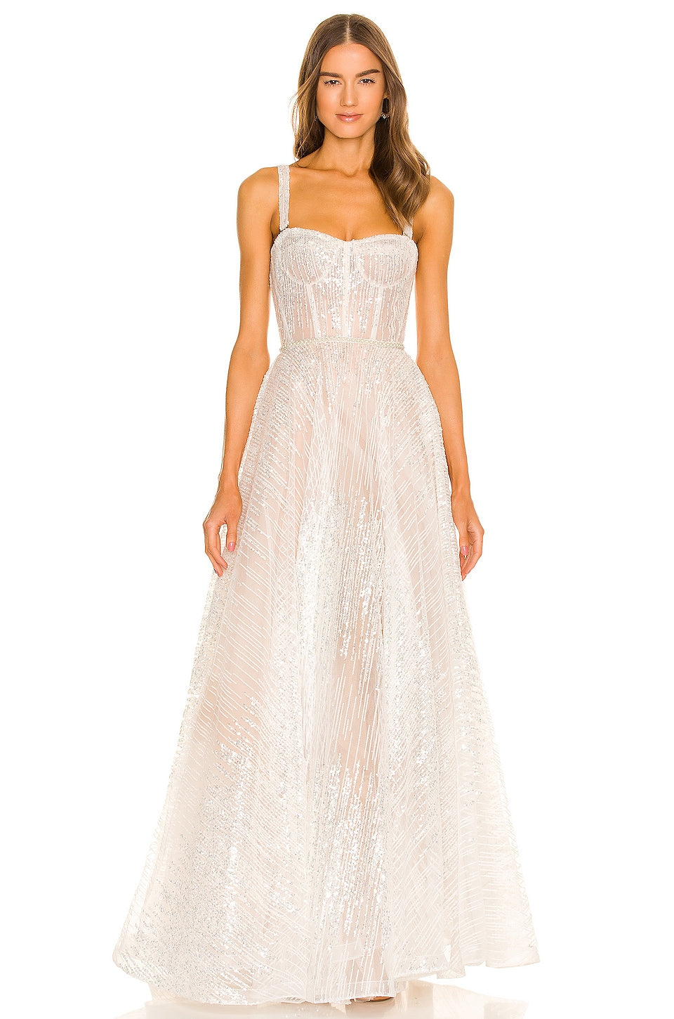 Bronx and Banco Bridal Gown, white