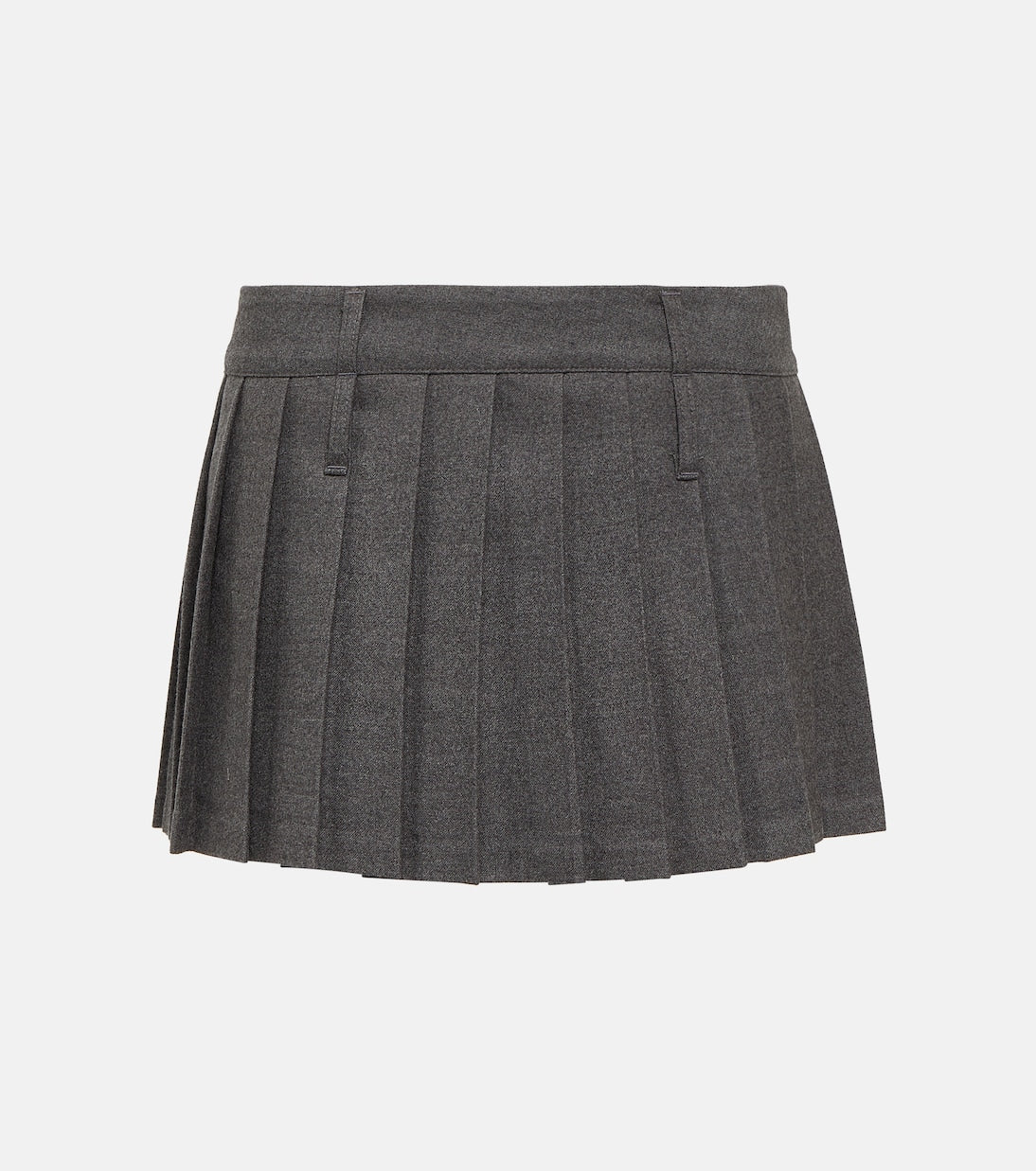 Blake The Frankie Shop Pleated Mini Skirt, Gray