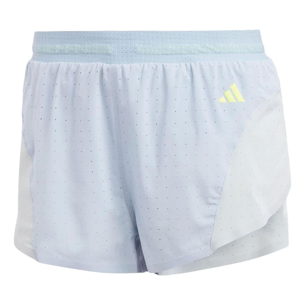 Shorts (WMNS) adidas Adizero Running Split Shorts 'Wonder Blue', blue