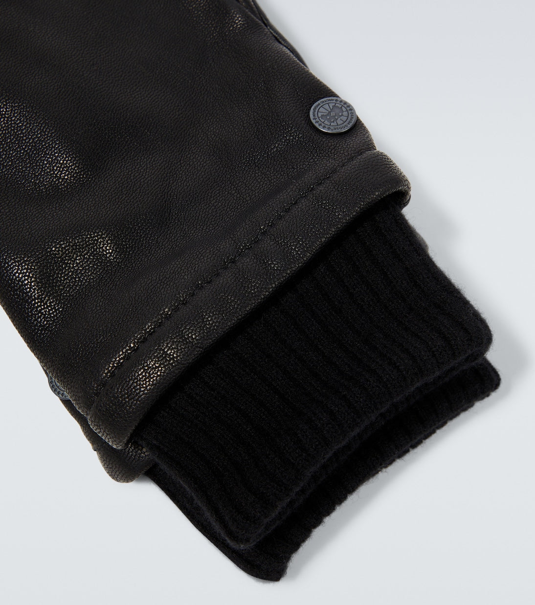 Workman Canada Goose leather gloves, black