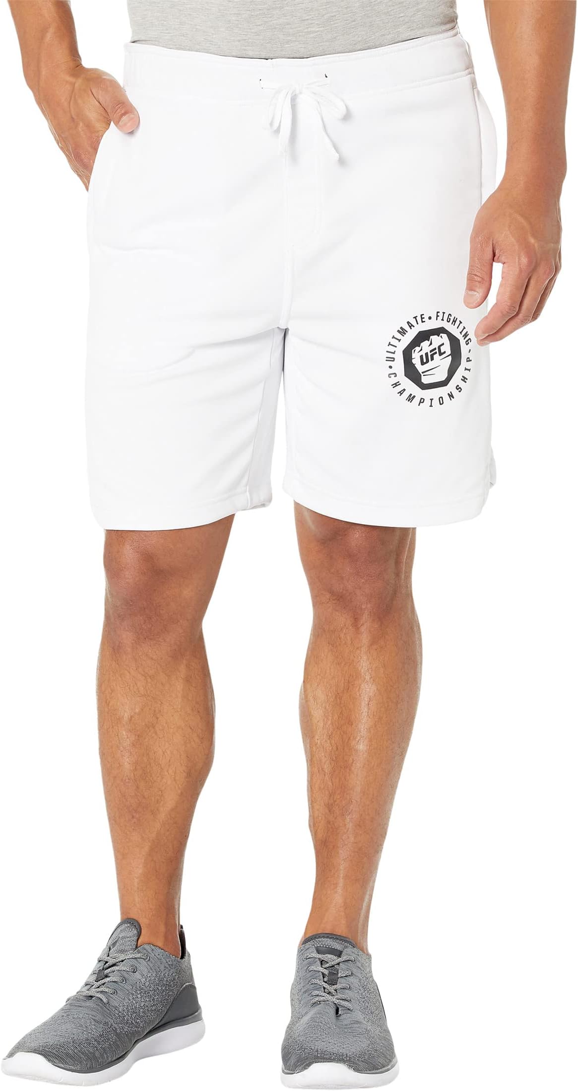 UFC Basic Training Shorts 8" White