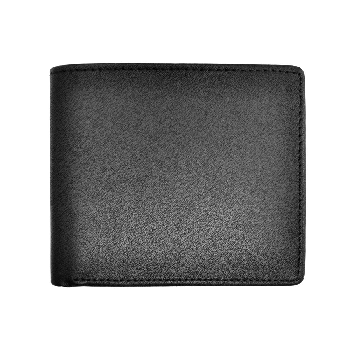 ROYCE New York Men's Double Coin Wallet with Zip Slot