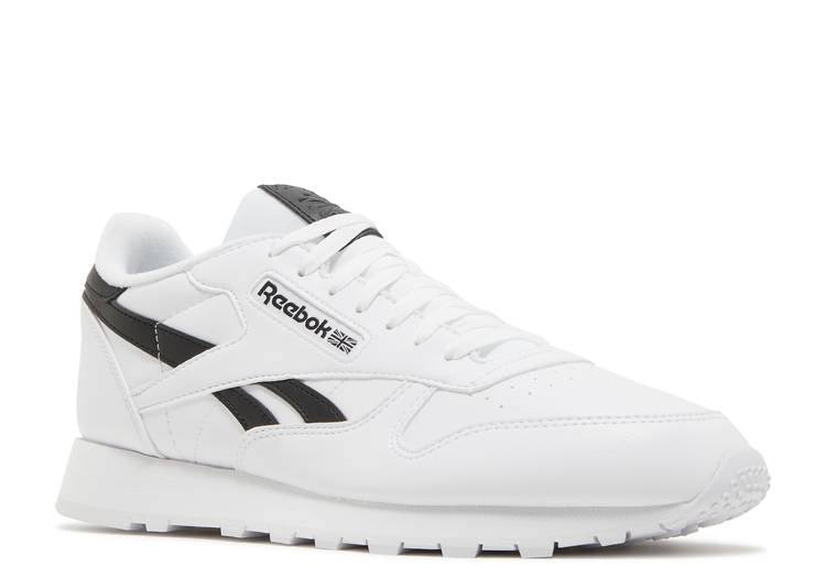 حذاء رياضي Reebok CLASSIC VEGAN 'WHITE BLACK' باللون الأبيض